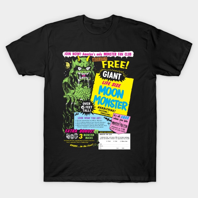 Giant Life-Size Moon Monster T-Shirt by MarbitMonster